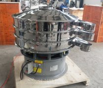 廣東1000型不銹鋼旋振篩已發貨，張經理請注意查收！